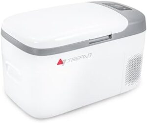 TREFAN 12V Refrigerator 27Q/25L - Portable Cooler for Vehicles and Camping
