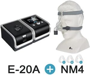 BMC GII E-20A Sleep Ventilator with full-size nose mask set