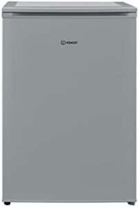 Indesit Freestanding I55VM1110 SUK1 Fridge in silver with adjustable shelves and A+ energy rating