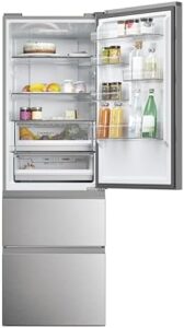 Haier HTW5618ENMG 3D 60 Series 5 Wifi Connected 60/40 Total No Frost Fridge Freezer - Stainless Steel - E Rated