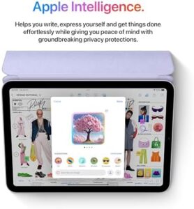 iPad mini (A17 Pro): Apple Intelligence, 8.3-inch Liquid Retina Display, 128GB, Wi-Fi 6E, 12MP Front/12MP Back Camera, Touch ID, All-Day Battery Life — Space Grey