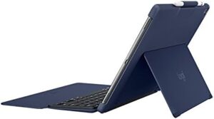Slim Combo Keyboard Cover (Blue) for Apple iPad Pro 12.9 Tablets (Nordic)