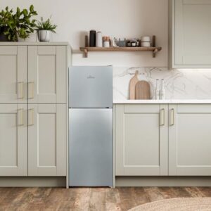 Willow WTM138S silver slimline fridge freezer