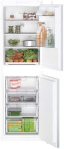 Bosch KIN85NSE0G Series 2 fridge freezer, bottom freezer, sliding hinge
