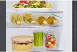 American fridge freezer with beverage center, stainless steel