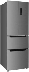 TCL French Door Fridge Freezer, Stainless Steel, 320L