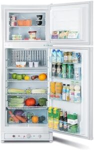 Smad Gas Fridge Freezer 275L, LPG refrigerator for caravan or motorhome