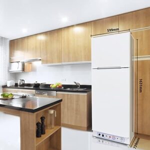 Smad Gas Fridge Freezer 275L, LPG refrigerator for caravan or motorhome