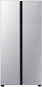Fridgemaster MS83431ES silver American style fridge freezer