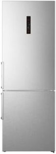 Teknix FFH270X 70cm Freestanding Fridge Freezer, Brushed Stainless Steel