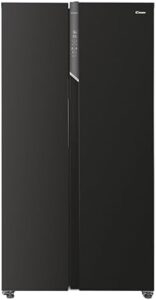 Candy Total No Frost American Fridge Freezer - Black, E Rated