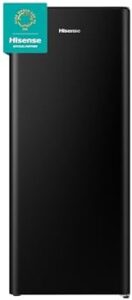 Hisense RR220D4BBE retro fridge, black, 52cm, 165L