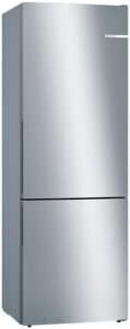Bosch Serie 6 419L Freestanding Fridge Freezer, Inox
