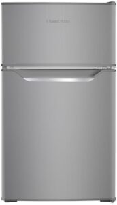 Russell Hobbs undercounter fridge freezer, stainless steel
