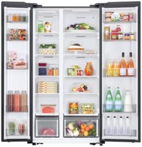 Samsung Series 6 American Fridge Freezer, Silver