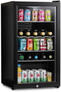 Subcold Super85 LED Under-Counter Fridge Black 85L