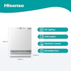 Hisense RUL178D4AWE White Built-in Fridge 138L Capacity