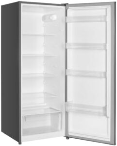 Haden Freestanding Larder Fridge, 242L Capacity, Stainless Steel