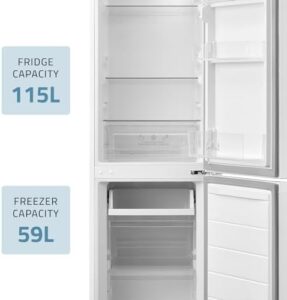 Cookology CFF174WH white freestanding fridge freezer
