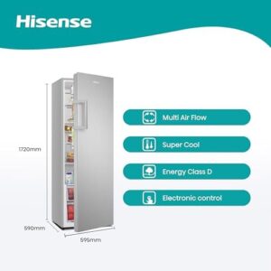 Hisense RL415N4ACE freestanding grey refrigerator