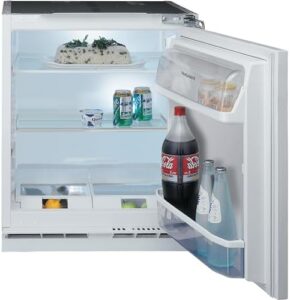 Hotpoint HBUL011.UK Integrated Undercounter Fridge in Steel