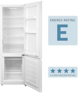 Cookology CFF262WH white freestanding fridge freezer