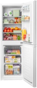 SIA SFF15050WE 50/50 split fridge freezer, white, 149L