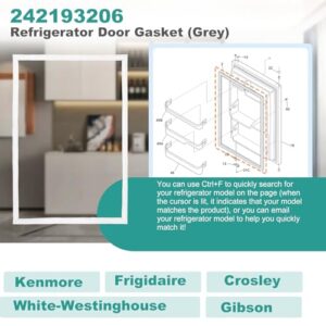 Refrigerator door gasket for Frigidaire, Kenmore, Crosley, Westinghouse