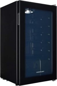 Cookology BC96BK Black Under-Counter Fridge 93L