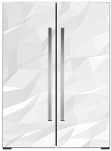 Fridge door vinyl sticker, peel and stick decal, decorative wallpaper,  freezer art