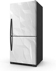 Fridge door vinyl sticker, peel and stick decal, decorative wallpaper,  freezer art