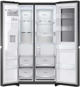 LG American Fridge Freezer, InstaView, NatureFRESH, DoorCooling+