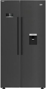 Beko 576 Litre Black Side-By-Side Fridge Freezer