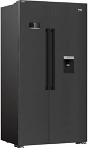 Beko 576 Litre Black Side-By-Side Fridge Freezer